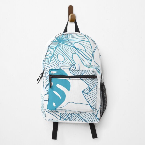 Item preview, Blue Tropical Jungle Sad Banana Leaf designed and sold by ladypennyface.
