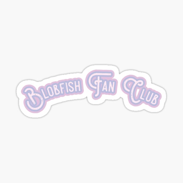 Blobfish Fan Club - Lavender & Lilac Version Sticker