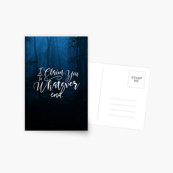 Throne of Glass, To Whatever End, Rowaelin, Heir of Fire Postcard