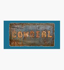 Cowgirl Southwest Western Photographic Print