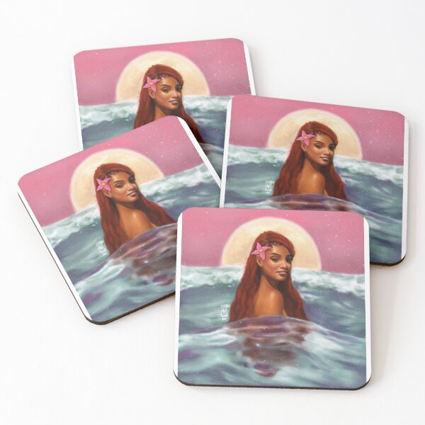 Item preview, Little Mermaid in the Moonlight designed and sold by KOKOWAUN.