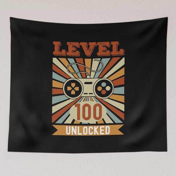 Item preview, Level 100 Unlocked Funny 100th Birthday designed and sold by Karry-Pat.