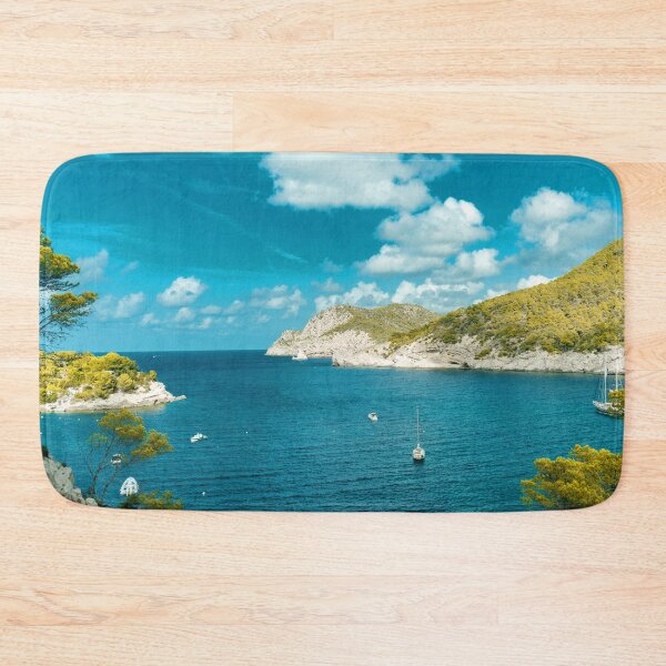 Item preview, MARITIME #29 - Beautiful Blue Cove Surrounded by Lush Green Hills designed and sold by DEL-Productions.