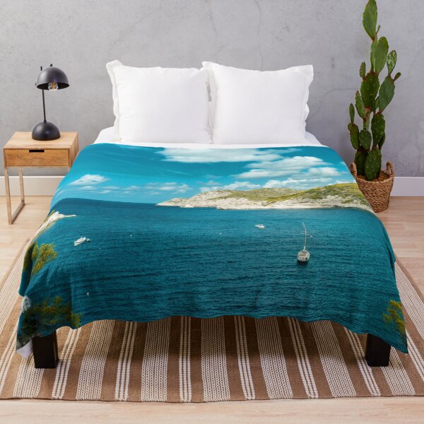 Item preview, MARITIME #29 - Beautiful Blue Cove Surrounded by Lush Green Hills designed and sold by DEL-Productions.