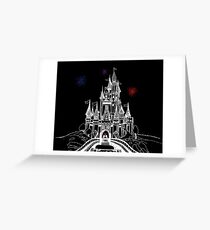 Mouse in Love at Midnight Greeting Card
