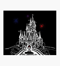 Mouse in Love at Midnight Photographic Print