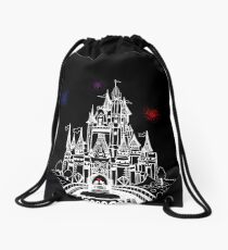 Mouse in Love at Midnight Drawstring Bag