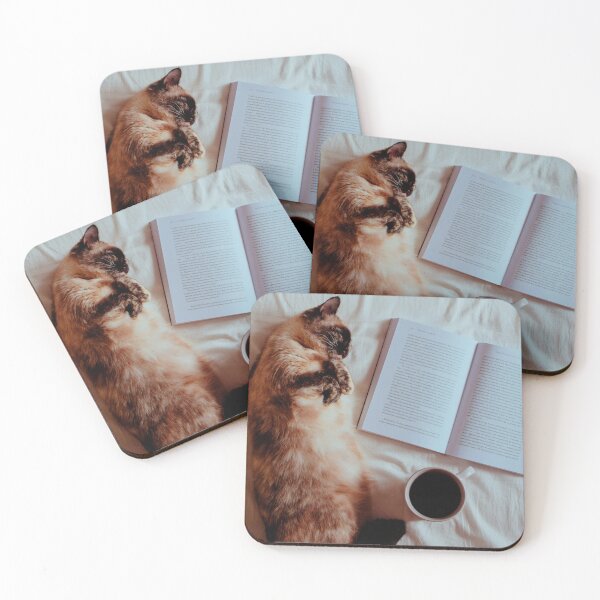 Item preview, SUBLIME #6 - Book Cat and Coffee designed and sold by DEL-Productions.