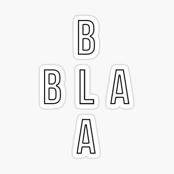 Artikel-Vorschau von Bla Bla Cross, designt und verkauft von ShineEyePirate.
