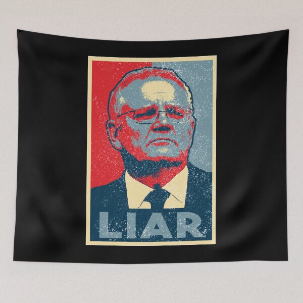 Item preview, LIAR Scott Morrison [Worn Design] Essential  designed and sold by JOSEPHHOOK.