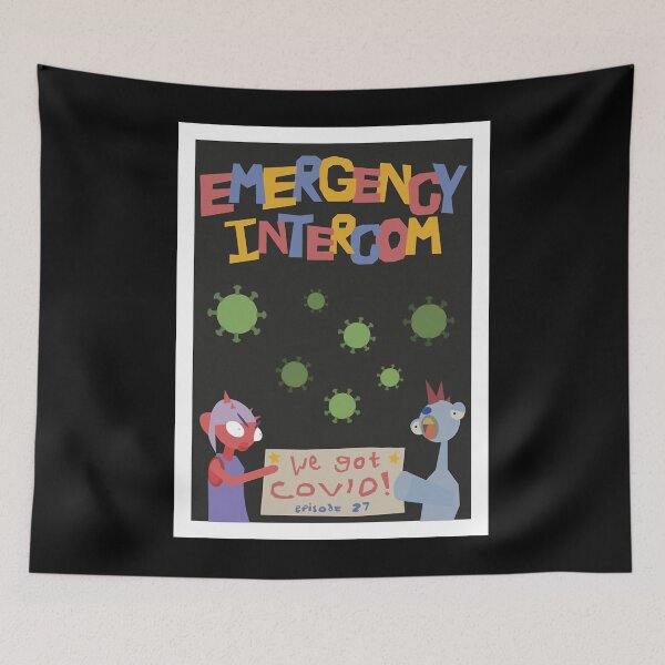 Item preview, emergency intercom poster Classic Essential designed and sold by KathleenHiguera.