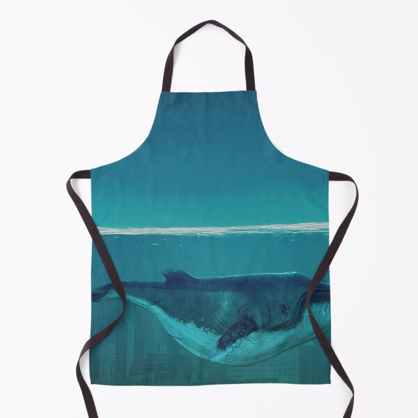 Item preview, Whale Swimming Through Flooded City designed and sold by Williamdripfoe.