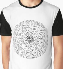 Cool Circle Design Graphic T-Shirt