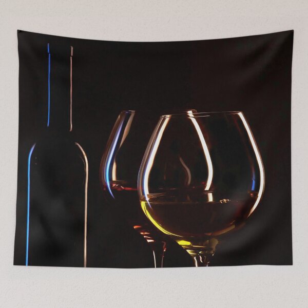 Item preview, SUBLIME #7 - Wine Bottle and Glasses designed and sold by DEL-Productions.