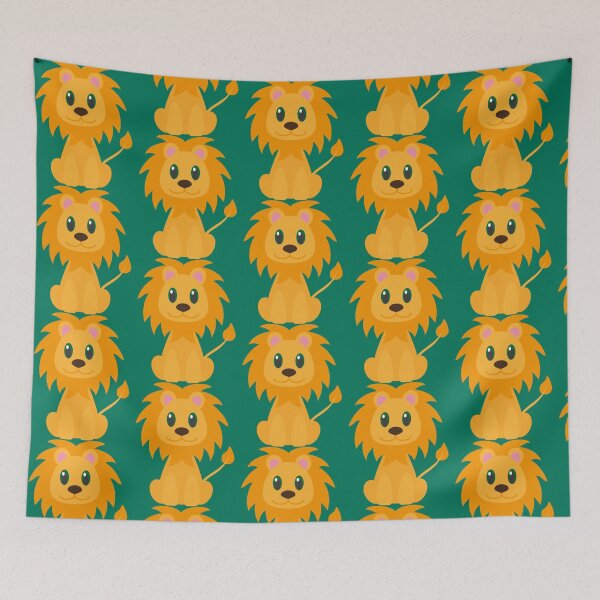Item preview, Cute Cartoon Male Lion   designed and sold by UrisParuks.