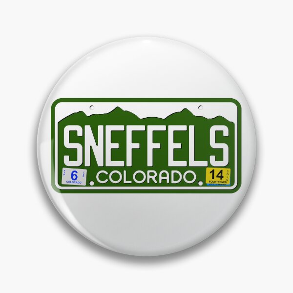 Item preview, Colorado License Plate Fourteener - SNEFFELS designed and sold by RonTo.