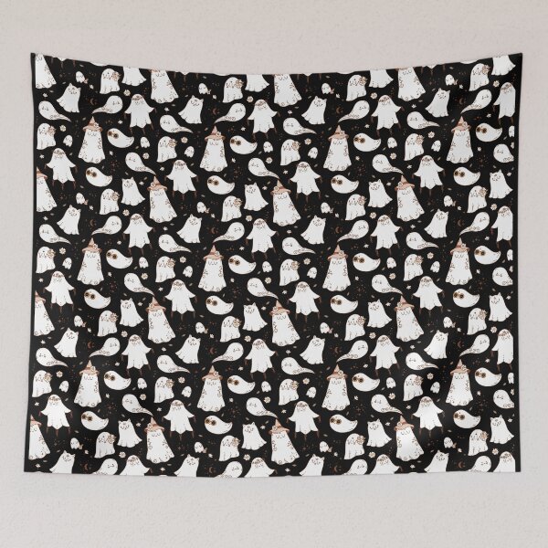 Item preview, Happy Halloween Pattern - Ghost Pattern designed and sold by taogiauco.