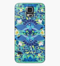 Blue Peacock Love Case/Skin for Samsung Galaxy