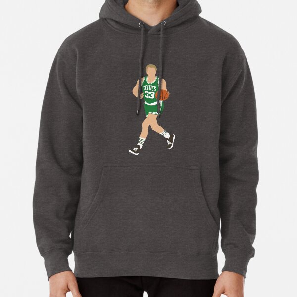 Men's Converse Heathered Gray Boston Celtics Essential Pullover Hoodie