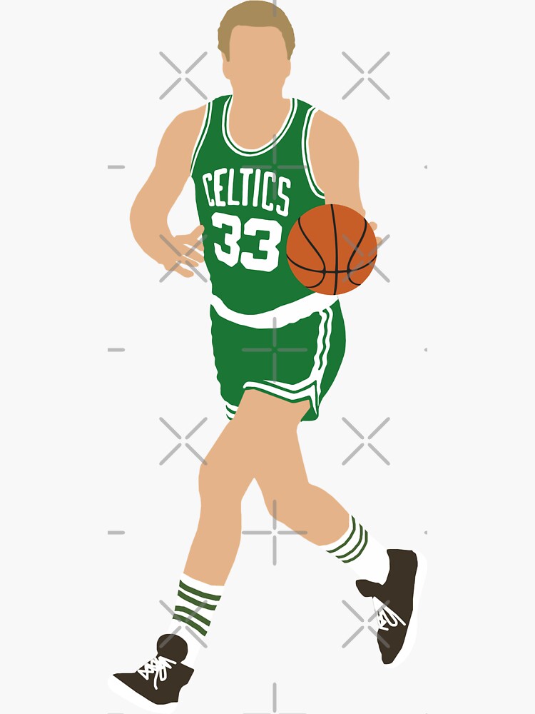 Larry Bird Sticker By Uniquepeople Redbubble 