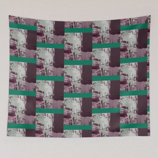 Item preview, Burgundy mint abstract   designed and sold by UrisParuks.