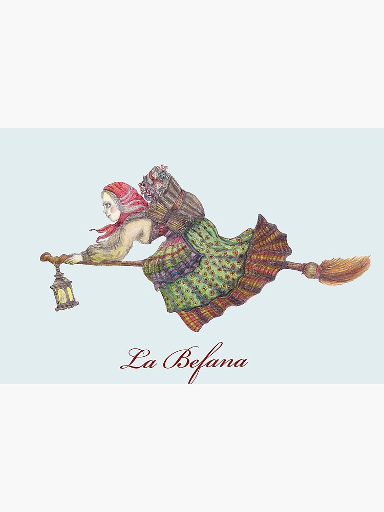 La Befana Christmas Witch Fine Art Print multiple Sizes 