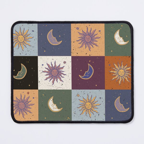 Item preview, Mystical Checkerboard Pattern (Moon, Sun) designed and sold by ‧͙⁺˚*･༓☾ Moon Saikia ☽༓･*˚⁺‧͙.