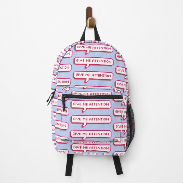Item preview, Pink and White Give Me Attention designed and sold by ChristinasMess.