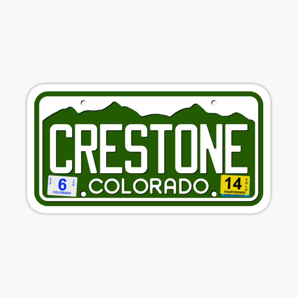 Item preview, Colorado License Plate Fourteener- CRESTONE designed and sold by RonTo.