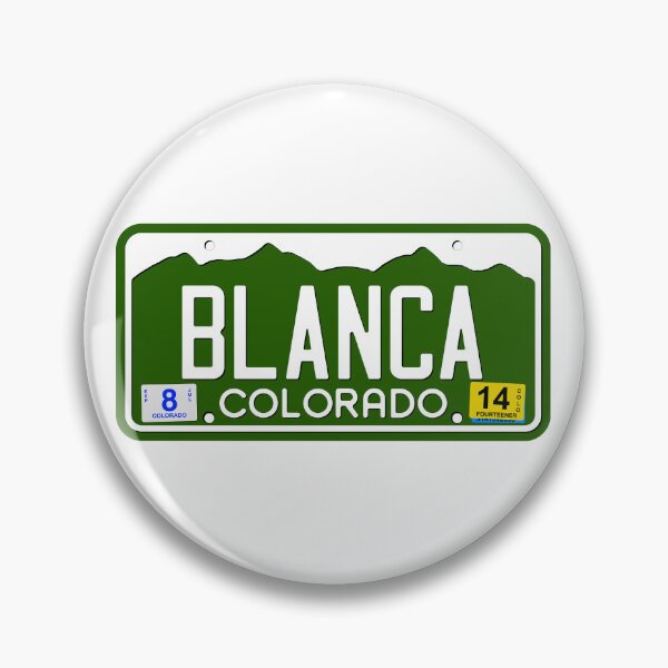 Item preview, Colorado License Plate Fourteener- BLANCA designed and sold by RonTo.