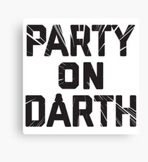 Party On Canvas Print