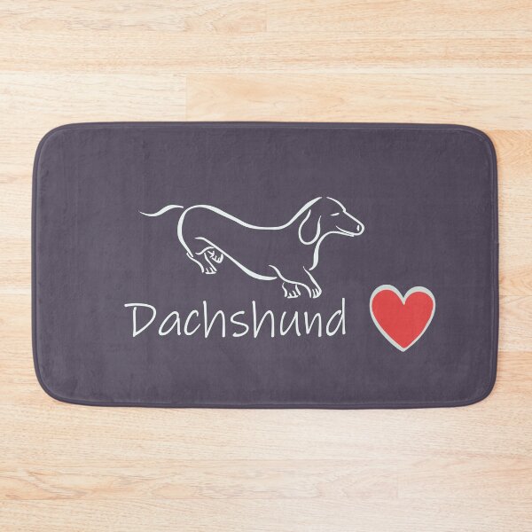 Item preview, Dachshund Love on Dark designed and sold by halynadee.