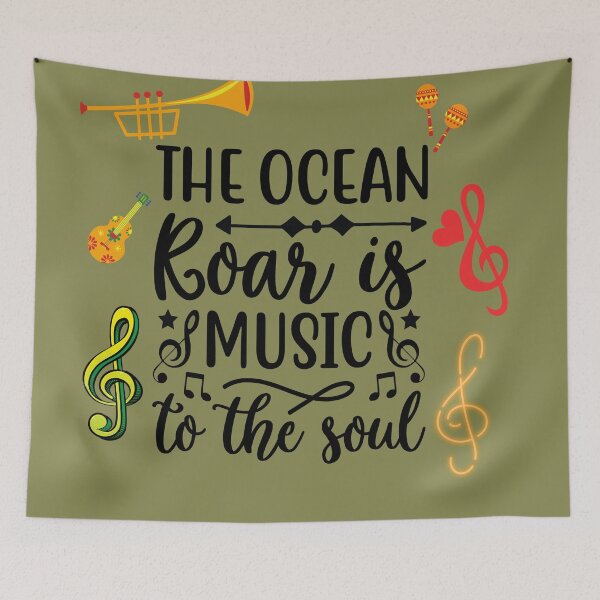 Artikelvorschau, Musik, The Ocean Roar ist Musik für die Seele entworfen und verkauft von starfishstuff.