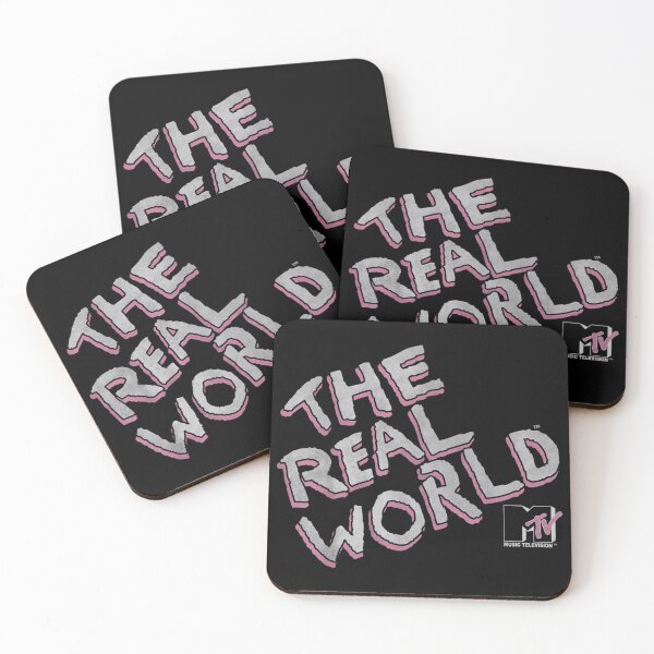 Item preview, The Real World Subtle Pink Title Graphic designed and sold by ConnorRossow.