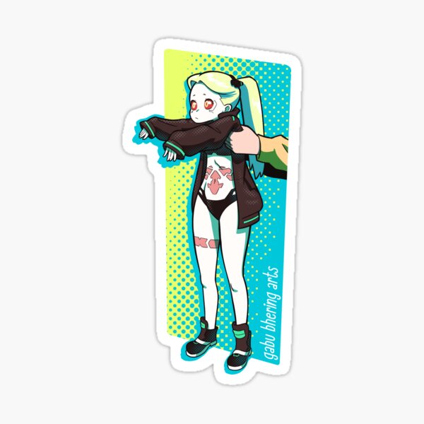 Cyberpunk Edgerunners Rebecca Anime Girl Sticker Vinyl Decal Phone