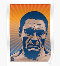 Rickson Gracie Portrait Poster
