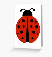ladybug love Greeting Card