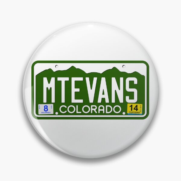 Item preview, Colorado License Plate Fourteener- MTEVANS designed and sold by RonTo.