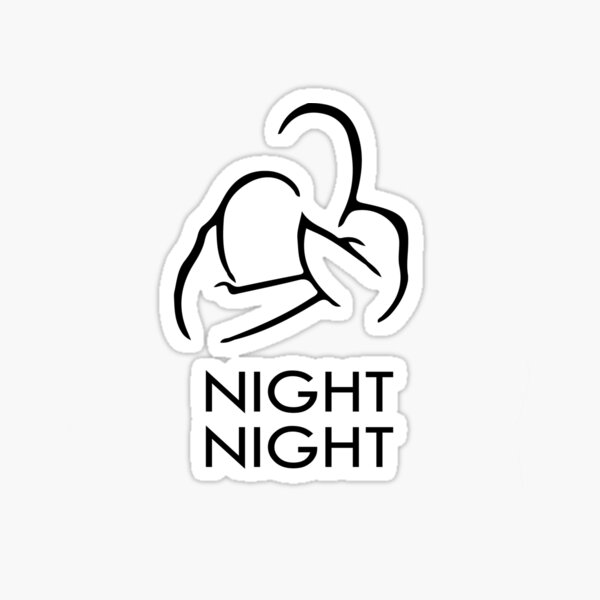 Funny Brazilian Jiu Jitsu - Night night Sticker