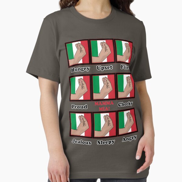 Item preview, Italian gestures emotions chart designed and sold by DigitalCleo.