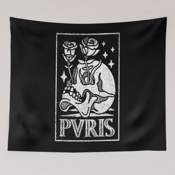 Item preview, Logo Pvris Music Band bone and flower  designed and sold by IVTONDRE.