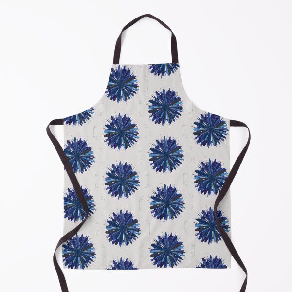 Item preview, Abstract blue flower designed and sold by atedesigns.