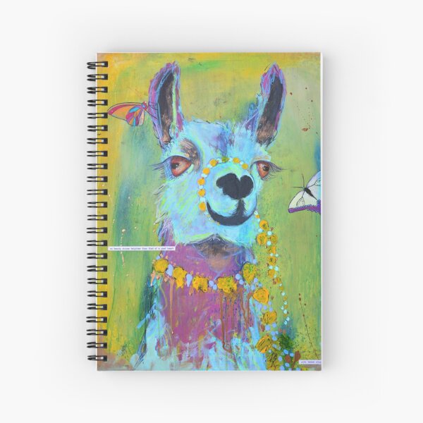 Llama for Hannah Spiral Notebook