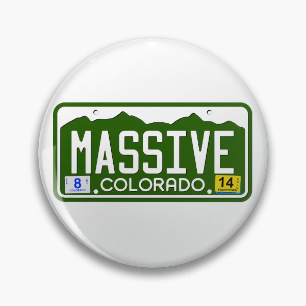 Item preview, Colorado License Plate Fourteener- MASSIVE designed and sold by RonTo.