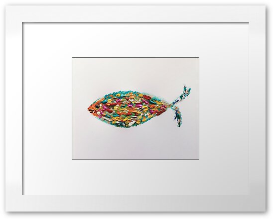 'Plenty of Fish' Framed Print by sspellmancann