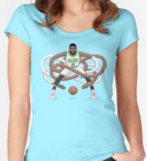 Gnarly Kyrie Celtics Women's Fitted Scoop T-Shirt