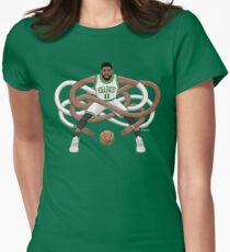 Gnarly Kyrie Celtics Women's Fitted T-Shirt