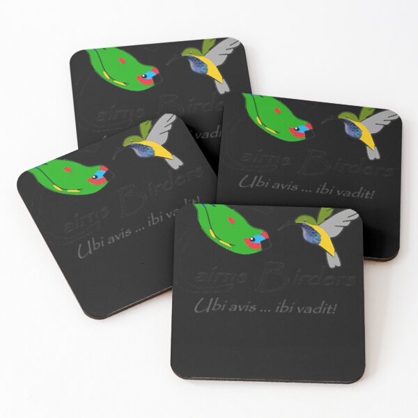 Item preview, Logo with latin motto Ubi avis, ibi vadit Cairns Birders designed and sold by IVTONDRE.