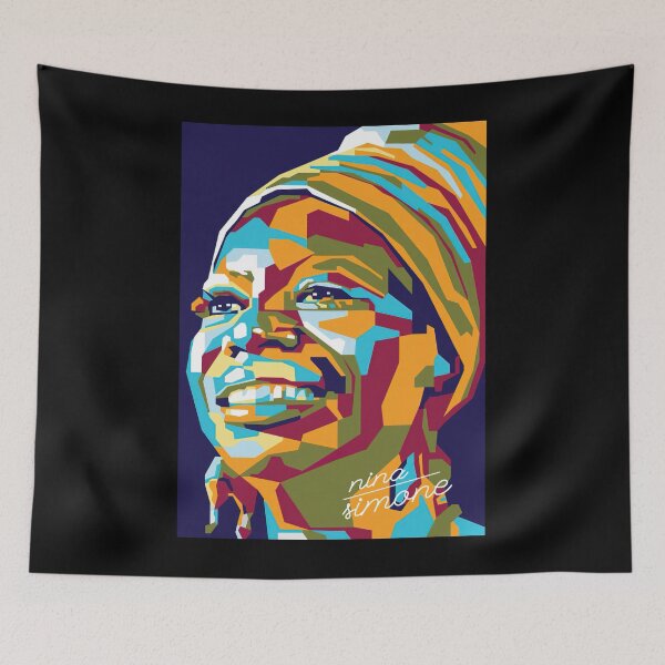 Item preview, Abstract Popart nina simone  designed and sold by Mailen Borrego.