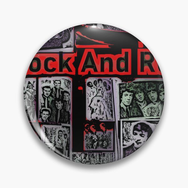 Artikelvorschau, Rock'n'Roll-Collage, Oldies, 50er, 60er entworfen und verkauft von Vintaged.